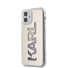 Picture of Karl Lagerfeld iPhone 12 mini 5.4'' Liquid Glitter Multi Mirror Cover Silver