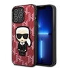 Picture of Karl Lagerfeld Apple iPhone 13 Pro Max Monogram Ikonik Case Red