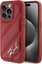 Picture of Karl Lagerfeld KLHCP15XPQDSMGR iPhone 15 Pro Max 6.7" czerwony/red hardcase Diagonal Quilted Script