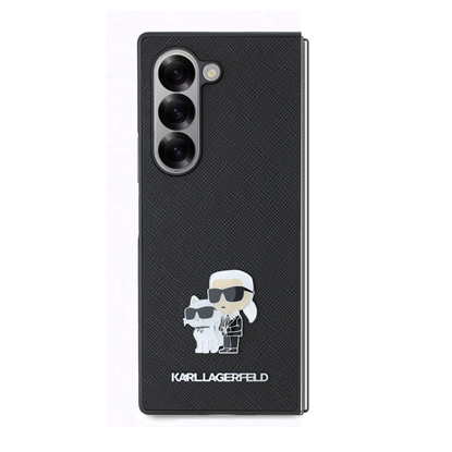 Picture of Karl Lagerfeld PU Saffiano Karl and Choupette Case for Samsung Galaxy Z Fold 6 / black