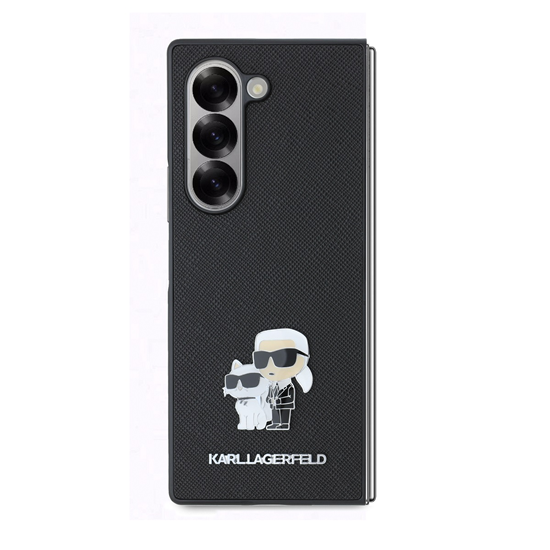 Picture of Karl Lagerfeld PU Saffiano Karl and Choupette Case for Samsung Galaxy Z Fold 6 / black