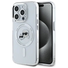 Изображение Karl Lagerfeld IML K&CH Heads Metal Frame MagSafe Case for iPhone 15 Pro / Transparent