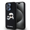 Изображение Karl Lagerfeld Liquid Silicone Double Heads MagSafe Case for iPhone 15 Pro Max / black