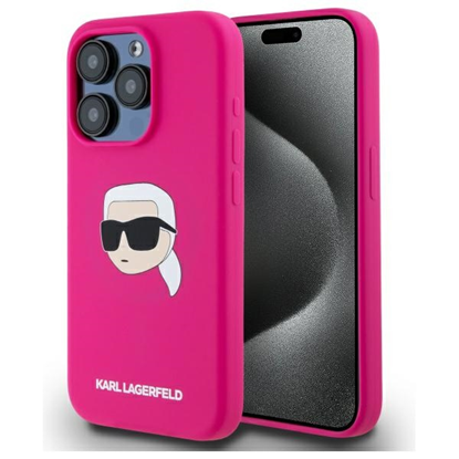 Picture of Karl Lagerfeld KLHMP15XSKHPPLF iPhone 15  Pro Max 