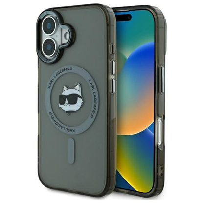 Изображение Karl Lagerfeld case for iPhone 16 6,1" KLHMP16SHLS
