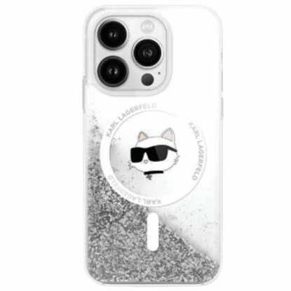 Изображение Karl Lagerfeld case for iPhone 16 6,1" KLHMP16SLGC