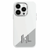 Picture of Karl Lagerfeld Karl Lagerfeld KLHMP16SSCMKMPCH iPhone    16 6,1" biay/white hardcase Silicone Initial Metal Logo MagSafe