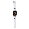 Picture of Karl Lagerfeld Karl and Choupette Head NFT Watch Strap for Apple Watch 38/40/41 / white