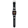 Picture of Karl Lagerfeld Karl and Choupette Head NFT Watch Strap for Apple Watch 38/40/41 / Black