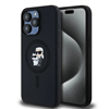 Picture of Karl Lagerfeld Karl Lagerfeld Silicone Karl&Choupette Ring MagSafe case for iPhone 15 Pro Max - black