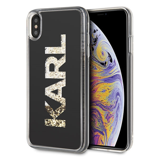 Изображение Karl Lagerfeld KLHCI65KAGBK iPhone Xs Max czarny|b