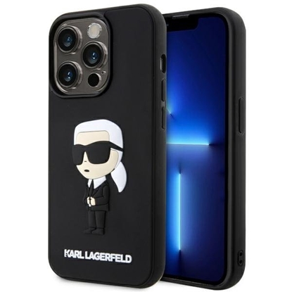 Attēls no Karl Lagerfeld KLHCP14X3DRKINK Back Case for Apple iPhone 14 Pro Max