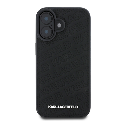 Изображение Karl Lagerfeld PU Quilted Pattern Case for iPhone 16 / black