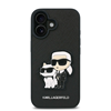 Picture of Karl Lagerfeld PU Saffiano Karl and Choupette Case for iPhone 16 Plus / black