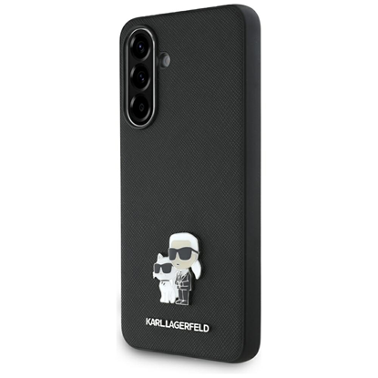 Picture of Karl Lagerfeld PU Saffiano Metal Karl and Choupette Case for Samsung Galaxy A56 5G