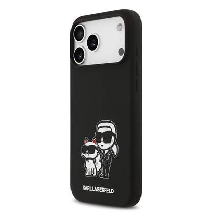 Picture of Karl Lagerfeld Ringstand Karl and Choupette MagSafe Case for Apple iPhone 17 Pro Max