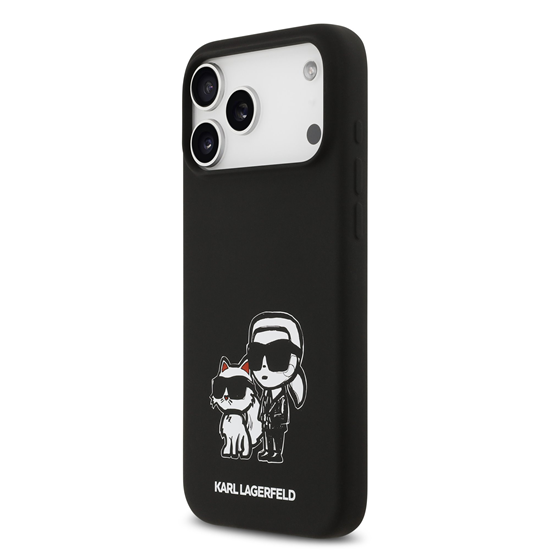 Picture of Karl Lagerfeld Ringstand Karl and Choupette MagSafe Case for Apple iPhone 17 Pro Max