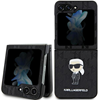 Picture of Karl Lagerfeld Samsung Galaxy Z Flip 5 PU Saffiano Monogram Ikonik NFT Case Black