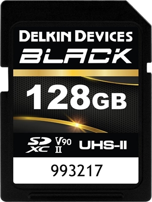 Изображение Karta Delkin Black Rugged SDXC 128 GB Class 10 UHS-II V90 (DSDBV90128BX)