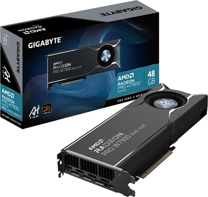 Изображение Karta graficzna Gigabyte Radeon PRO W7900 Dual Slot AI TOP 48GB GDDR6 (W7900 AI TOP 48G)