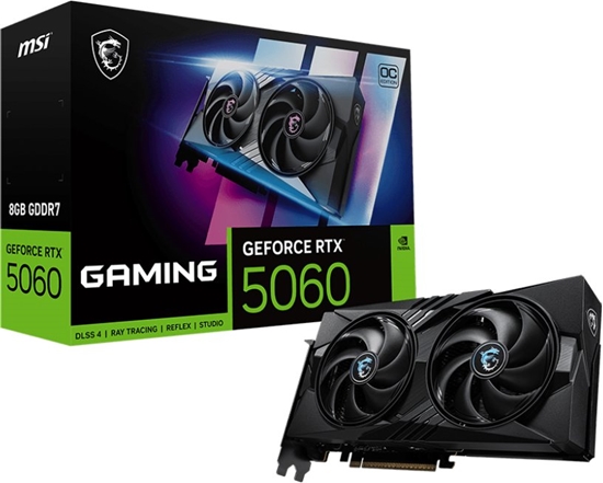 Picture of Karta graficzna MSI GeForce RTX 5060 Gaming OC 8GB GDDR7 DLSS4