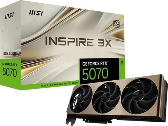 Picture of Karta graficzna MSI GeForce RTX 5070 Inspire 3X OC 12GB GDDR7 DLSS4