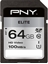 Изображение Karta PNY Elite SDXC 64 GB Class 10 UHS-I/U1  (P-SD64GU1100EL-GE)