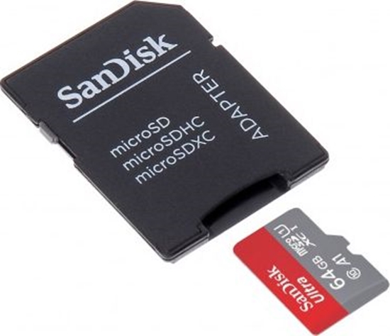 Изображение Karta SanDisk Ultra MicroSDXC 64 GB Class 10 UHS-I/U1 A1  (SD-MICRO-10/64-SAND)