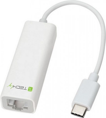Attēls no Karta sieciowa Techly USB - RJ-45 Biay (66255)