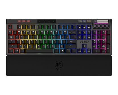 Picture of KEYBOARD GAMING BLACK US/STRIKE PRO W SILENT US MSI