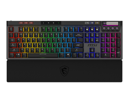 Picture of KEYBOARD GAMING BLACK US/STRIKE PRO W SILENT US MSI