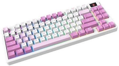 Picture of KEYBOARD GAMING VIOLET US/FORGE GK600 TKL W VIOLET MSI