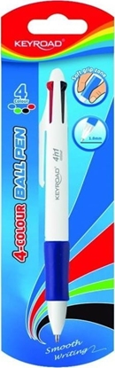 Picture of Keyroad Dugopis kulkowy KEYROAD, 4-kolorowy, blister