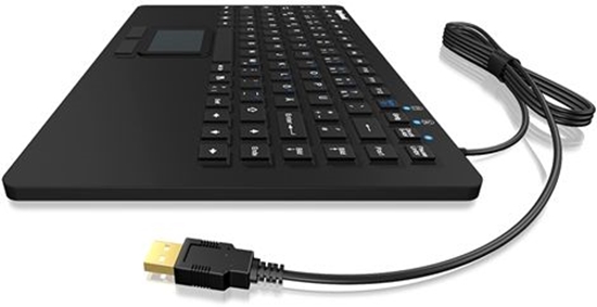 Picture of Keysonic KSK-5230IN tastatūra Birojs USB QWERTY Amerikāņu angļu valoda Melns