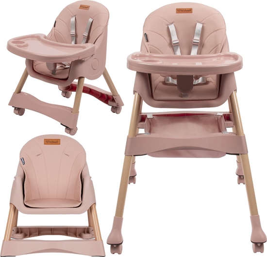 Picture of Kidwell Kidwell krzeseko do karmienia 2w1 karimi pink
