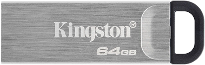 Изображение Kingston Technology DataTraveler Kyson Co-Logo pami USB 64 GB USB Typu-A 3.2 Gen 1 (3.1 Gen 1) Srebrny