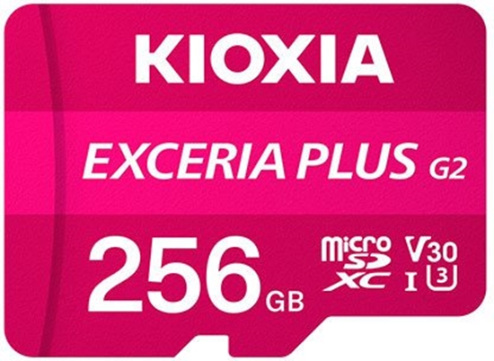 Picture of Karta Kioxia Exceria Plus G2 MicroSDXC 256 GB Class 10 UHS-I/U3 A1 V30 (LMPL2M256GG2)