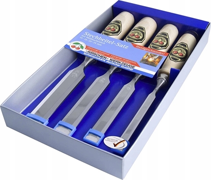 Изображение Kirschen Firmer Chisel Set 4pcs 1181 SB in Display Box  1181000
