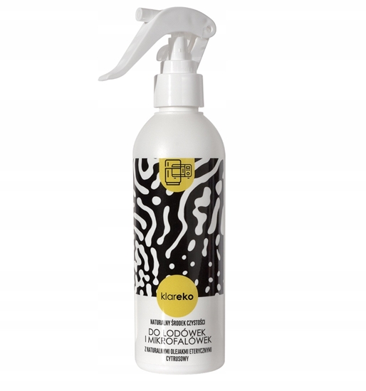 Изображение Klareko, Cytrusowy pyn do czyszczenia lodówek i mikrofalówek, 250 ml