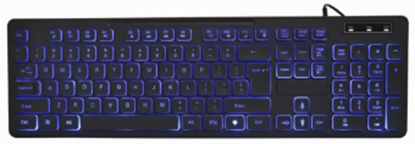 Изображение Klaviatūra Gembird 3-color Backlight Multimedia Keyboard