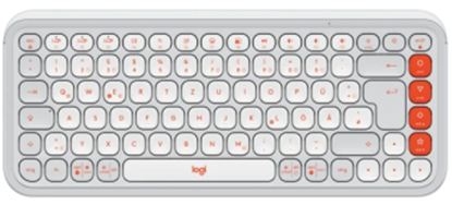 Picture of Klaviatūra Logitech POP ICON KEYS OFF White Orange US