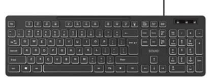 Изображение Klaviatūra Savio KB-04 Backlit