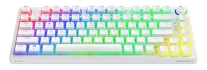 Attēls no Klaviatūra Savio Wireless Mechanical Phenix White 75% Outemu Red Pro Pudding