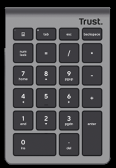 Picture of Klaviatūra Trust Xalas Wireless Black