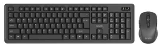Picture of Klaviatūras un peles komplekts Savio KB-03