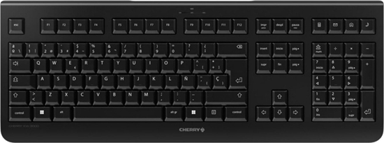 Picture of Klawiatura Cherry CHERRY KW 3000 klawiatura RF Wireless QWERTY Hiszpaski Czarny