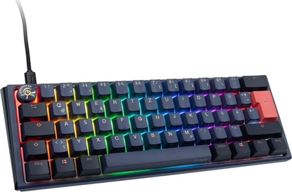 Picture of Klawiatura Ducky Ducky One 3 Cosmic Blue Mini Gaming Tastatur, RGB LED - MX-Ergo-Clear