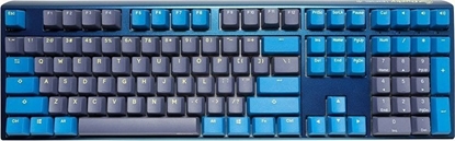 Изображение Klawiatura Ducky One 3 Daybreak RGB klawiatura Gaming USB Niemiecki Czarny, Niebieski, Zielony