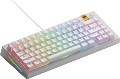 Изображение Klawiatura Glorious Glorious GMMK 3 HE 75 % Custom Gaming-Tastatur - Pre-Built, ANSI (US), Fox HE Switches, weiß