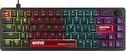 Picture of Klawiatura Marvo Arma 67 TNT Peach (KG935)